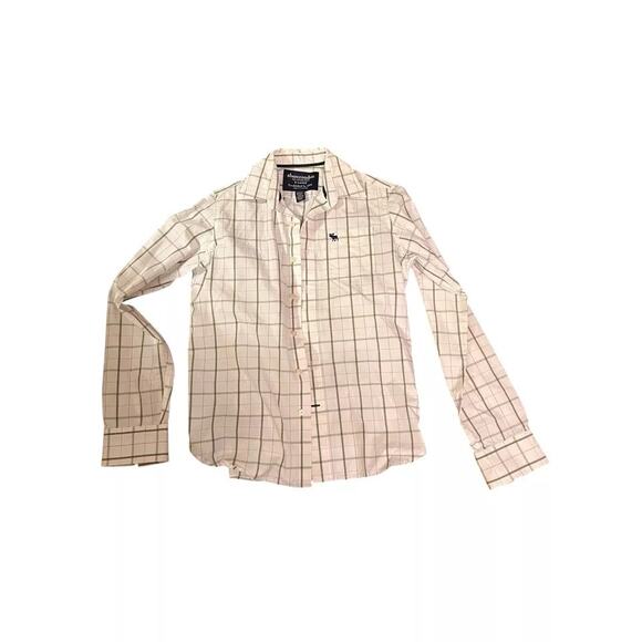 Abercrombie and Fitch XL‎ Striped Long Sleeve Button Front Shirt - Picture 1 of 5